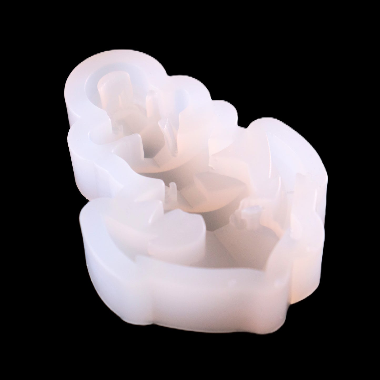 Silikonform Anker mit Fahne Gießform für Gießpulver klein ca. 6 x 3,5 cm
