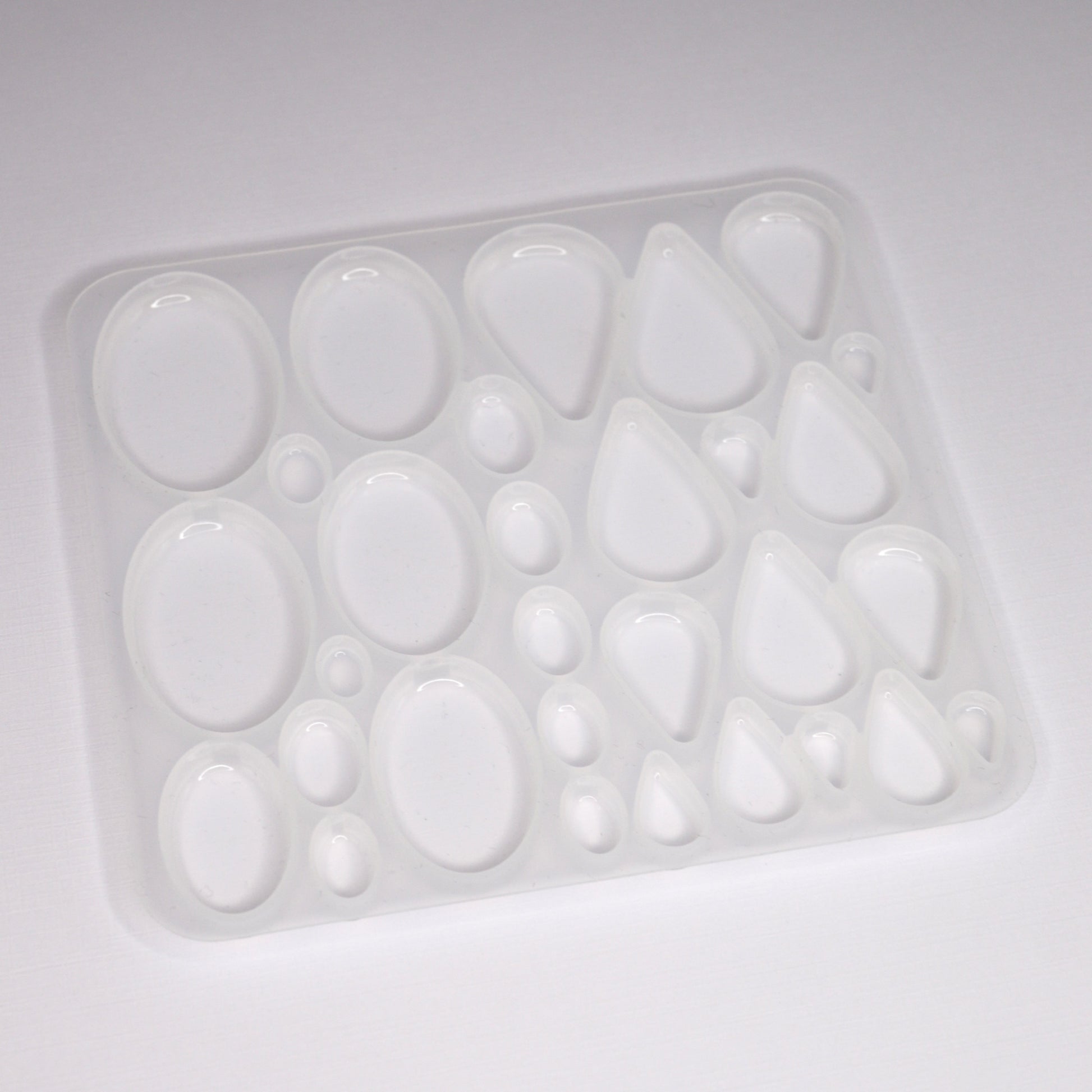 Silikonformen Tropfen flache Formen für Schmuck DIY für Epoxidharze
