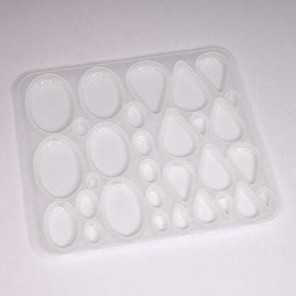 Silikonformen Tropfen flache Formen für Schmuck DIY für Epoxidharze