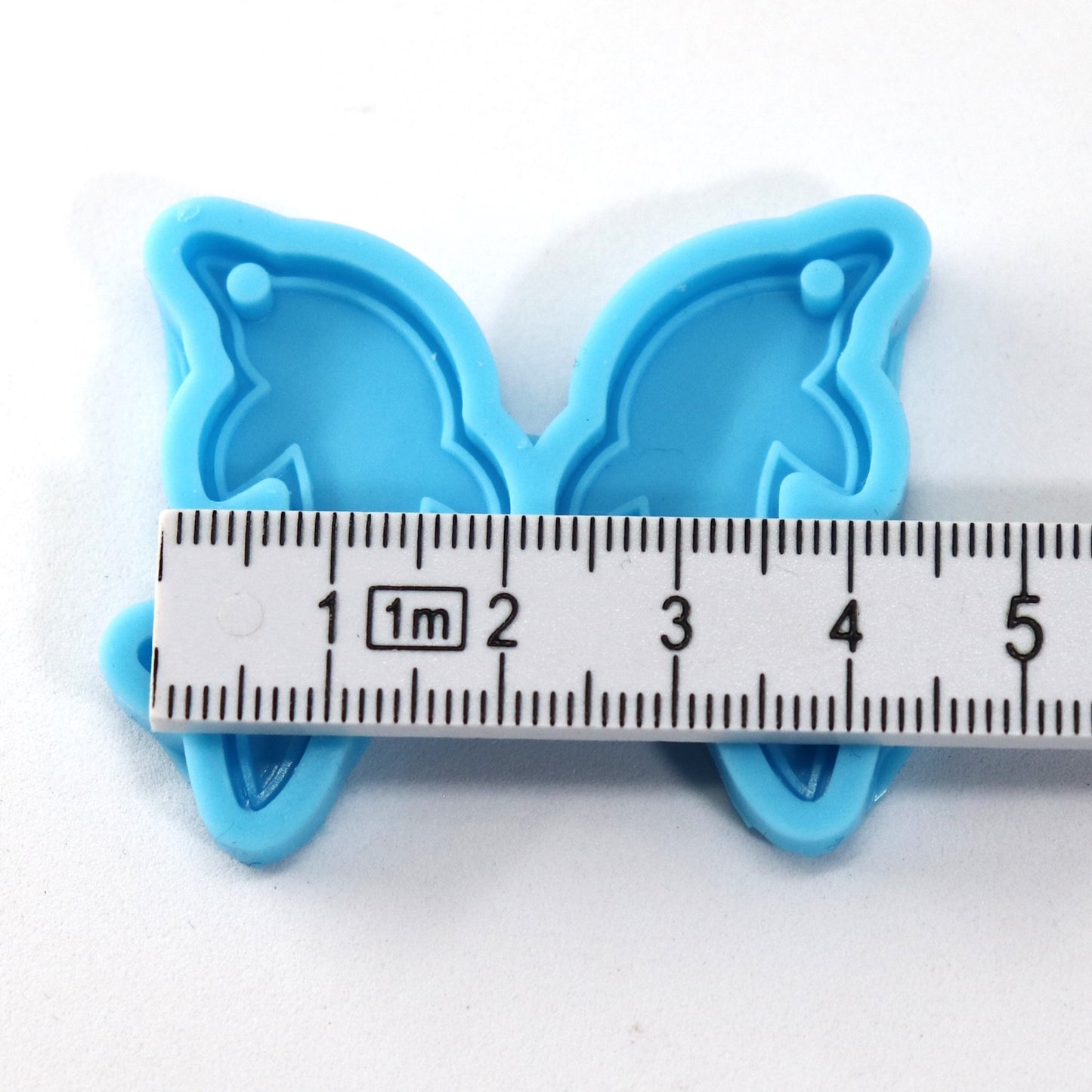Silikonform Delfine Anhänger Gießform DIY Schmuck für Epoxidharz, ca. 3,5 cm