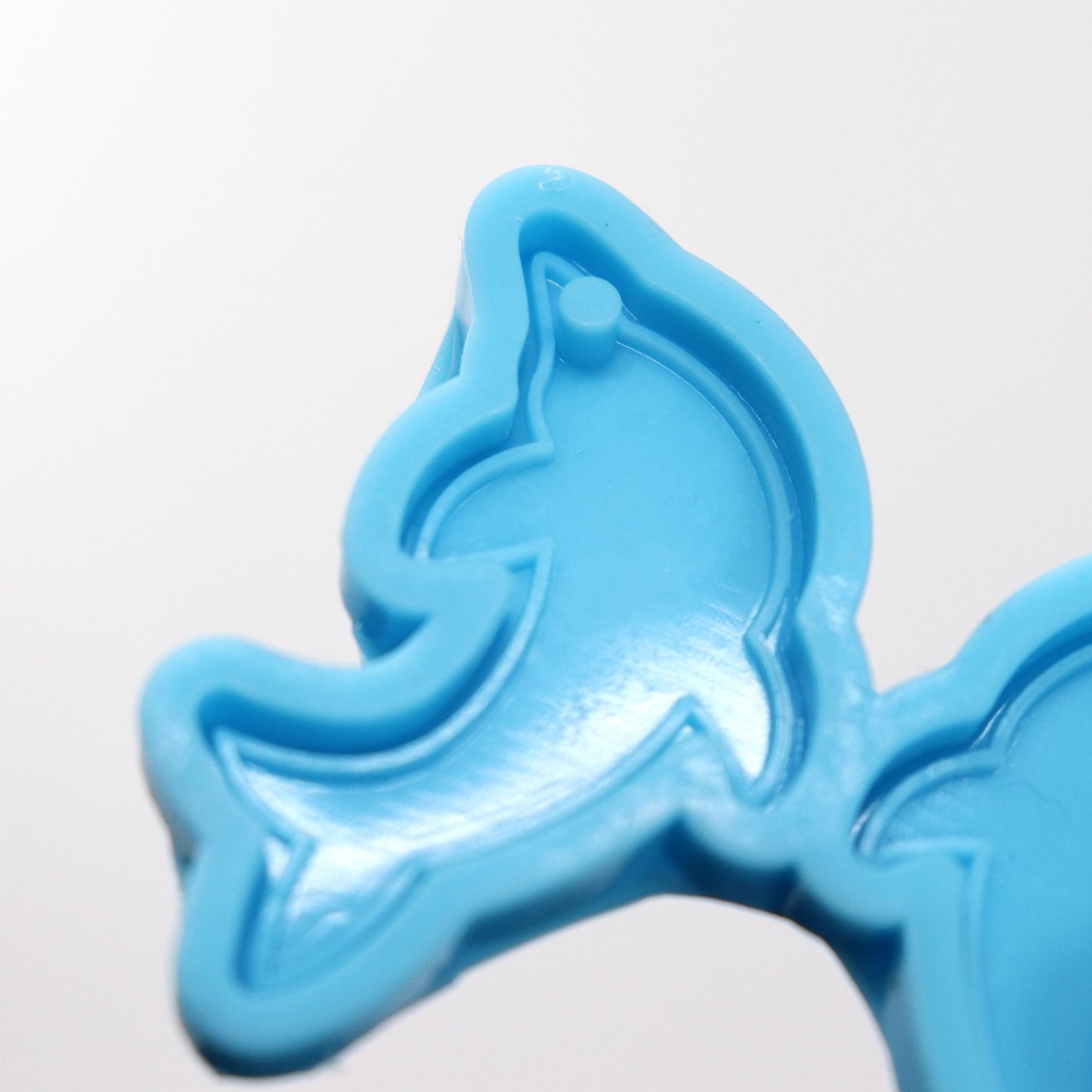 Silikonform Delfine Anhänger Gießform DIY Schmuck für Epoxidharz, ca. 3,5 cm