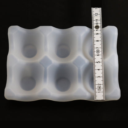 Silikonform Eierverpackung Eierhalter Gießform Ostern Deko Epoxidharz ca. 14 cm