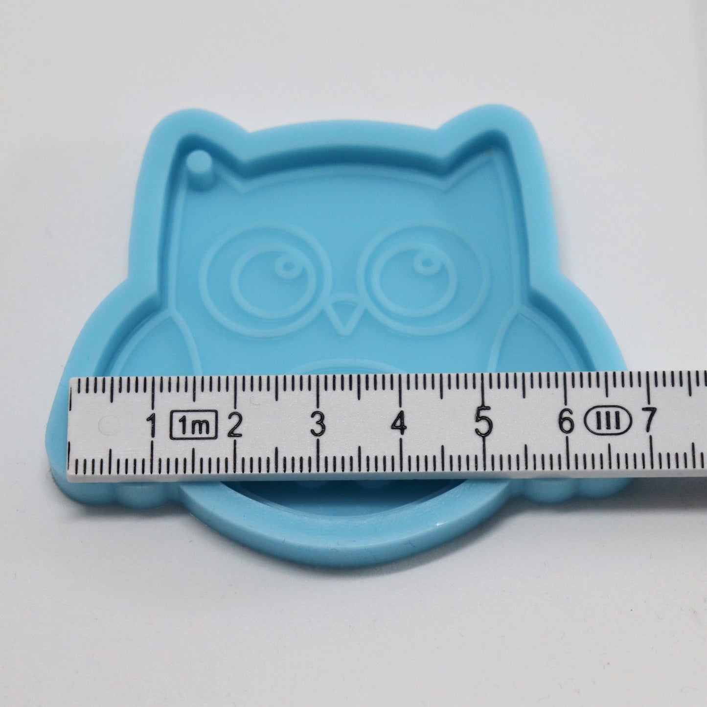 Eule Anhänger Silikonform Mold für Resin, UV Gießharz, Epoxidharz ca. 6 cm