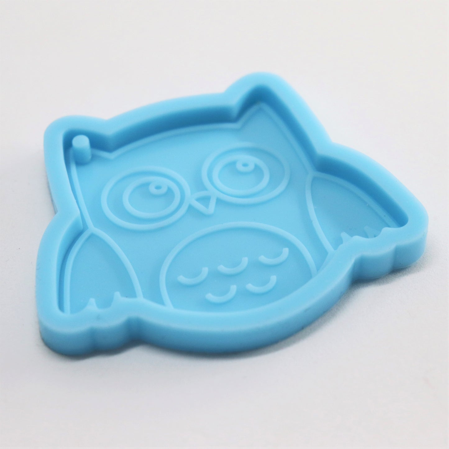 Eule Anhänger Silikonform Mold für Resin, UV Gießharz, Epoxidharz ca. 6 cm