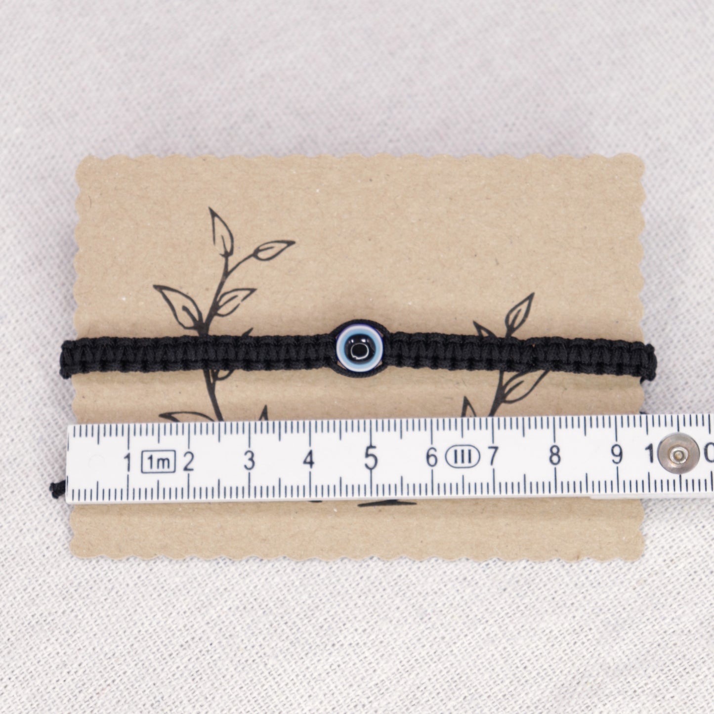 Evil Eye Armband Makramee Handgefertigt. Unikate