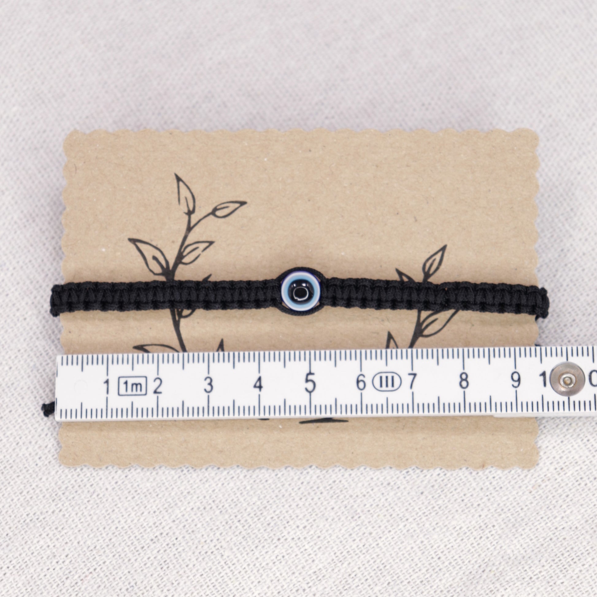 Evil Eye Armband Makramee Handgefertigt. Unikate