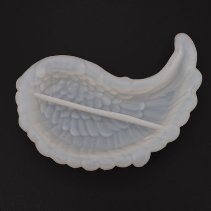 Silikonform Flügel Schale Gießform für Raysin oder Epoxidharz ca. 12,5 cm