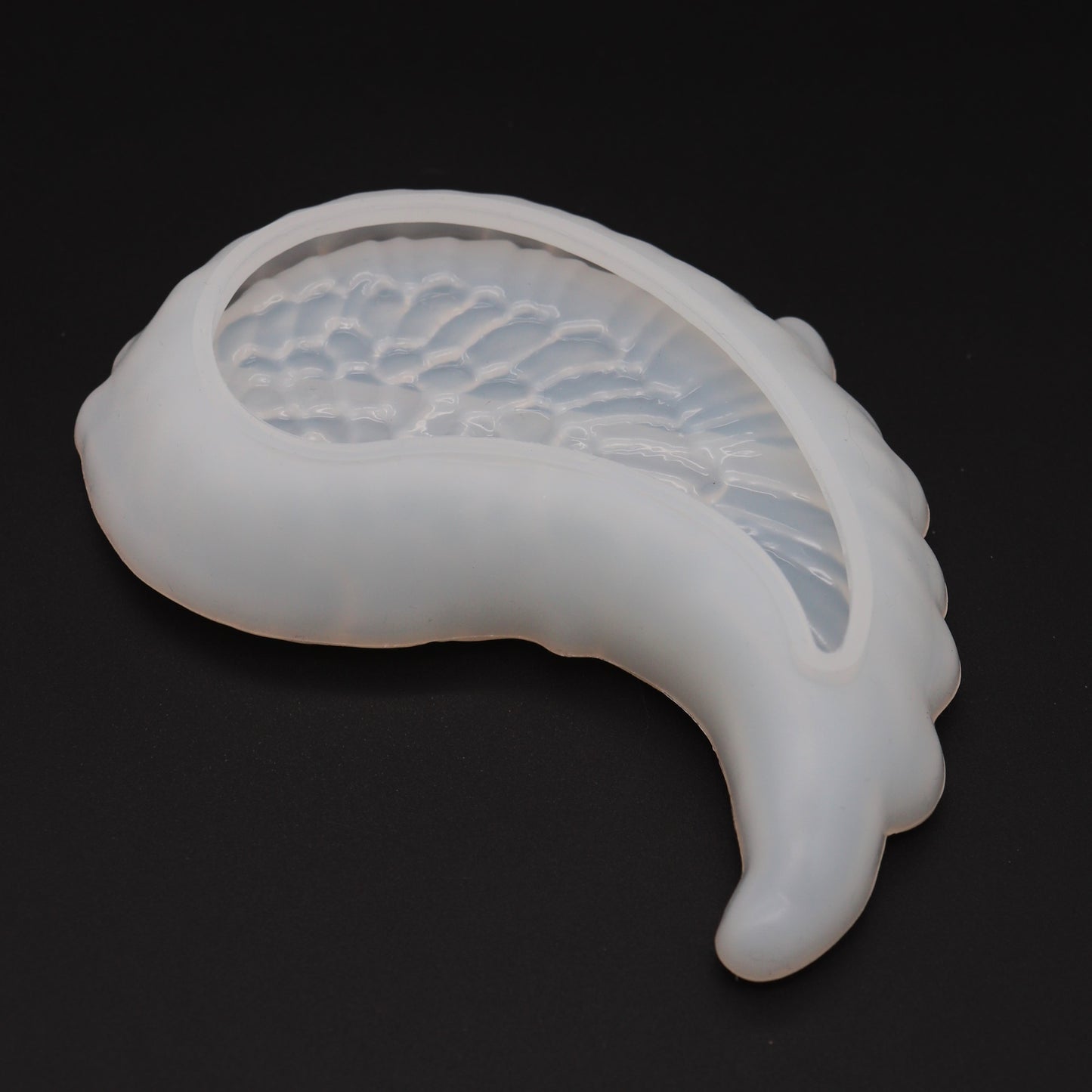 Silikonform Flügel Schale Gießform für Raysin oder Epoxidharz ca. 12,5 cm