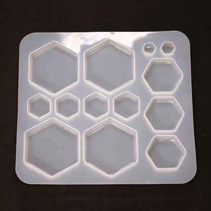 Silikonformen Hexagon verschiedene Größen