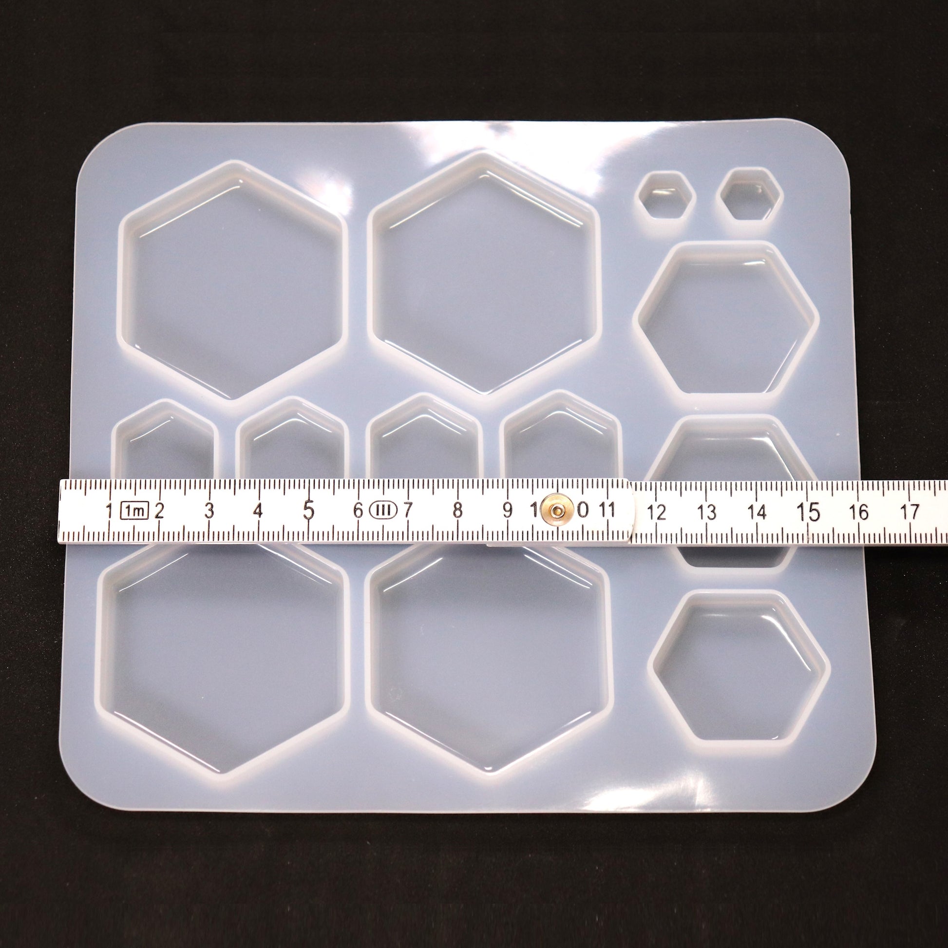 Gießformen Hexagon verschiedene Größen