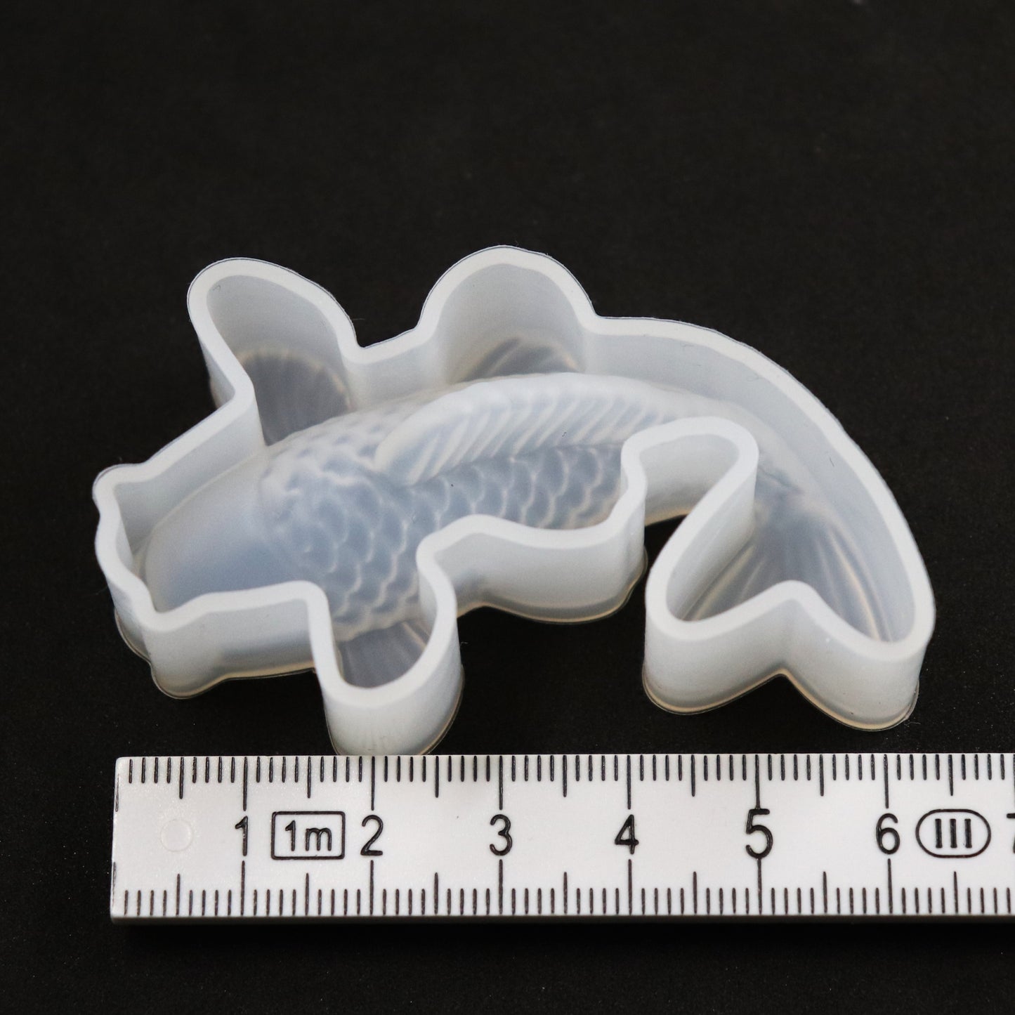 3D Koi Fisch Silikonform Goldfisch Gießform für Epoxidharz, Raysin ca. 6 cm