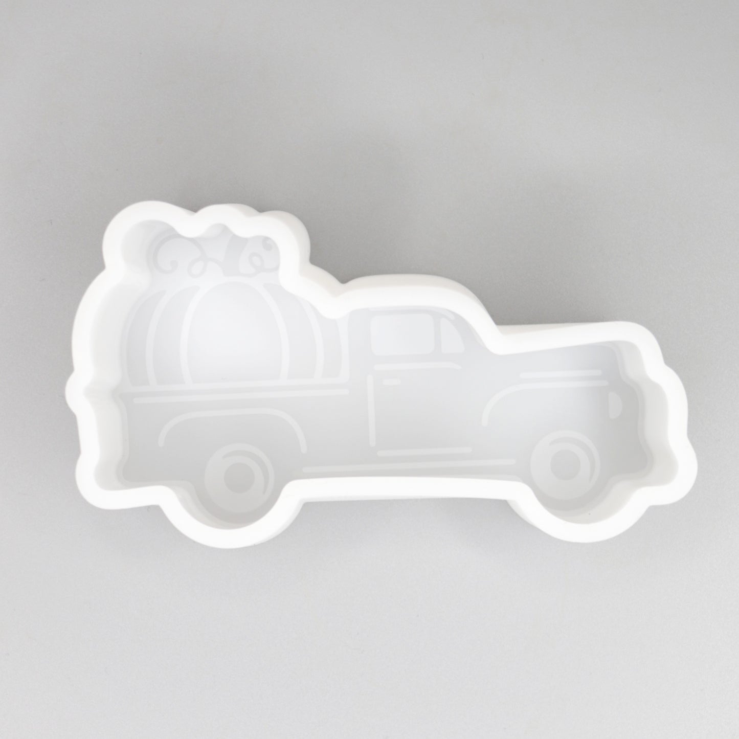 Silikonformen Truck mit Kürbis Gießformen für Halloween Dekoration. 