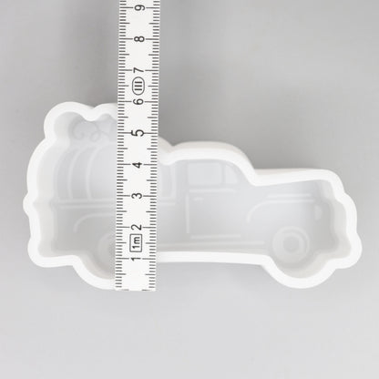 Silikonformen Truck mit Kürbis Gießformen für Halloween Dekoration. 