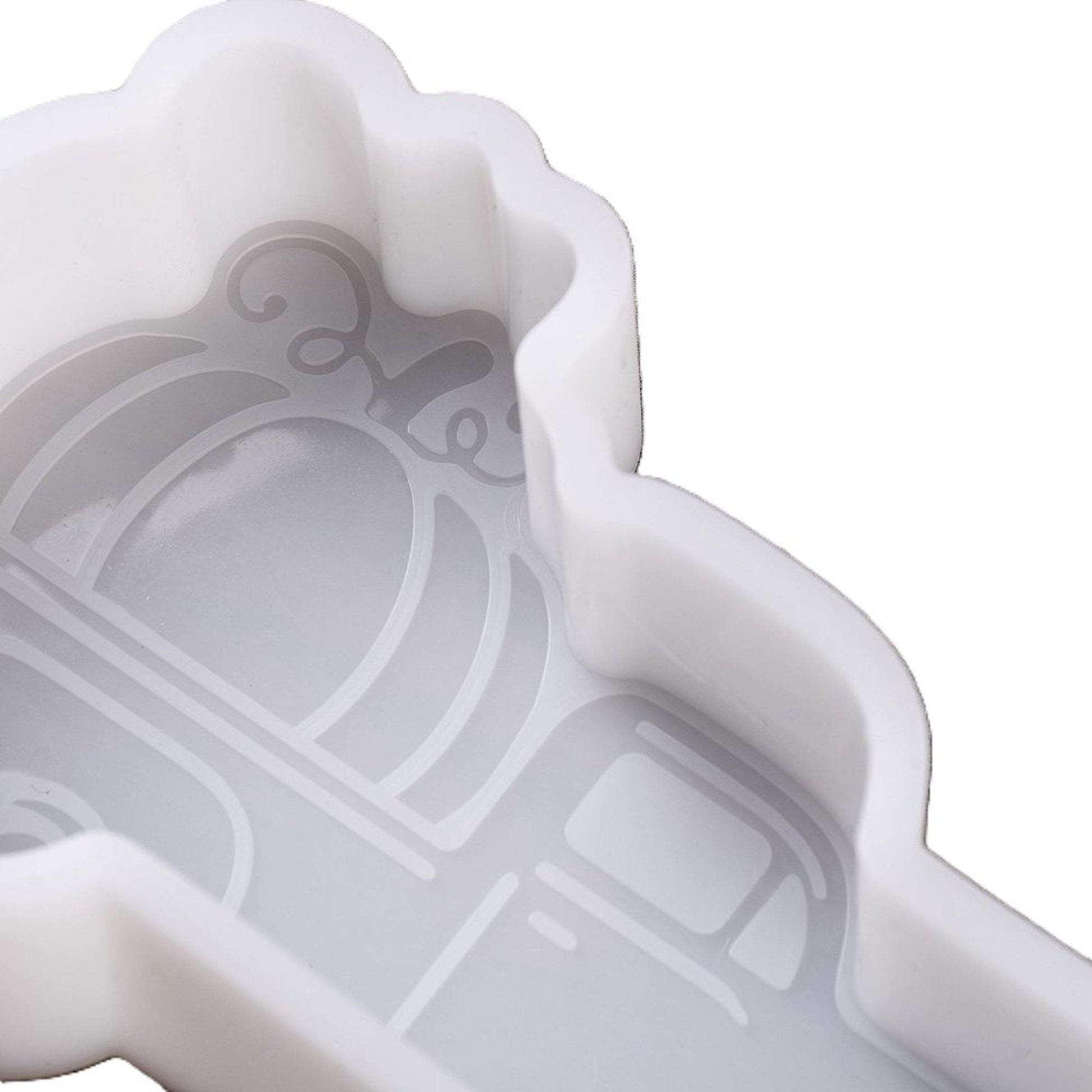 Silikonformen Truck mit Kürbis Gießformen für Halloween Dekoration. 