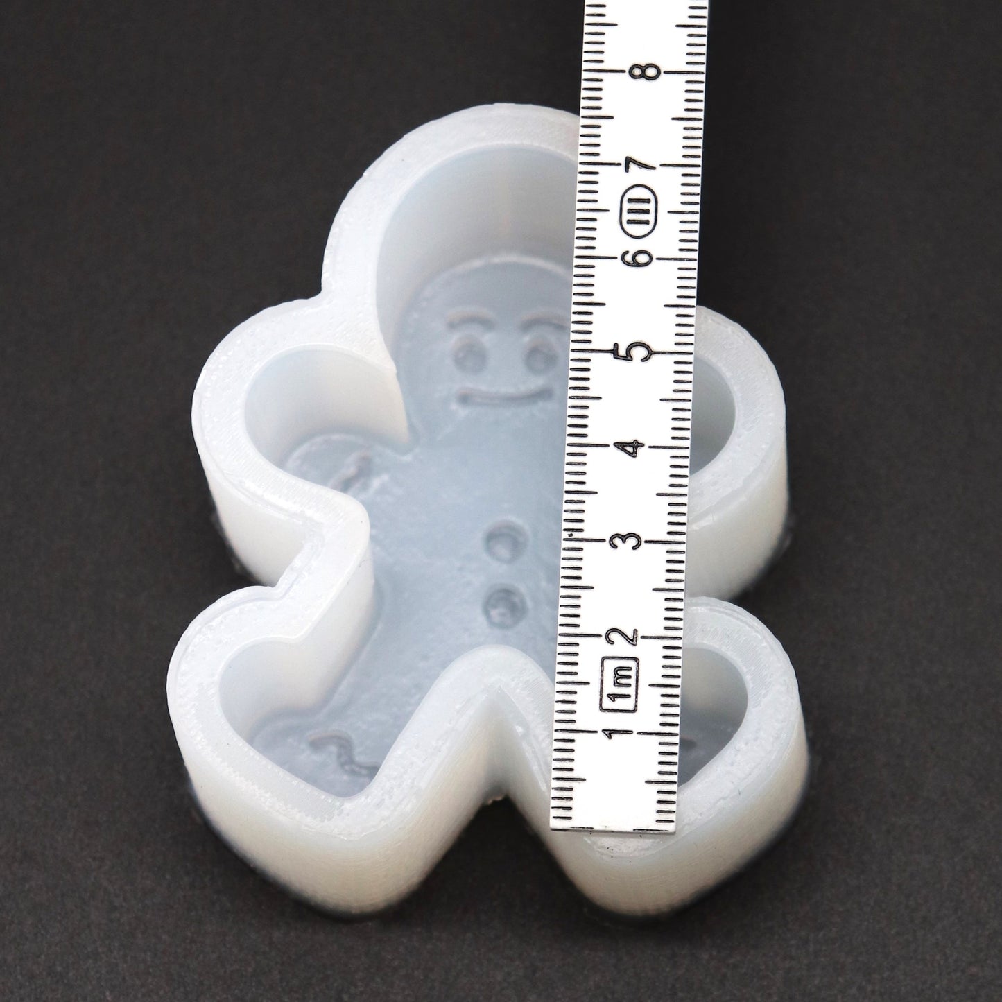 Silikonform Lebkuchenmann Gießform für Raysin Wachs oder Epoxidharz ca. 7 cm
