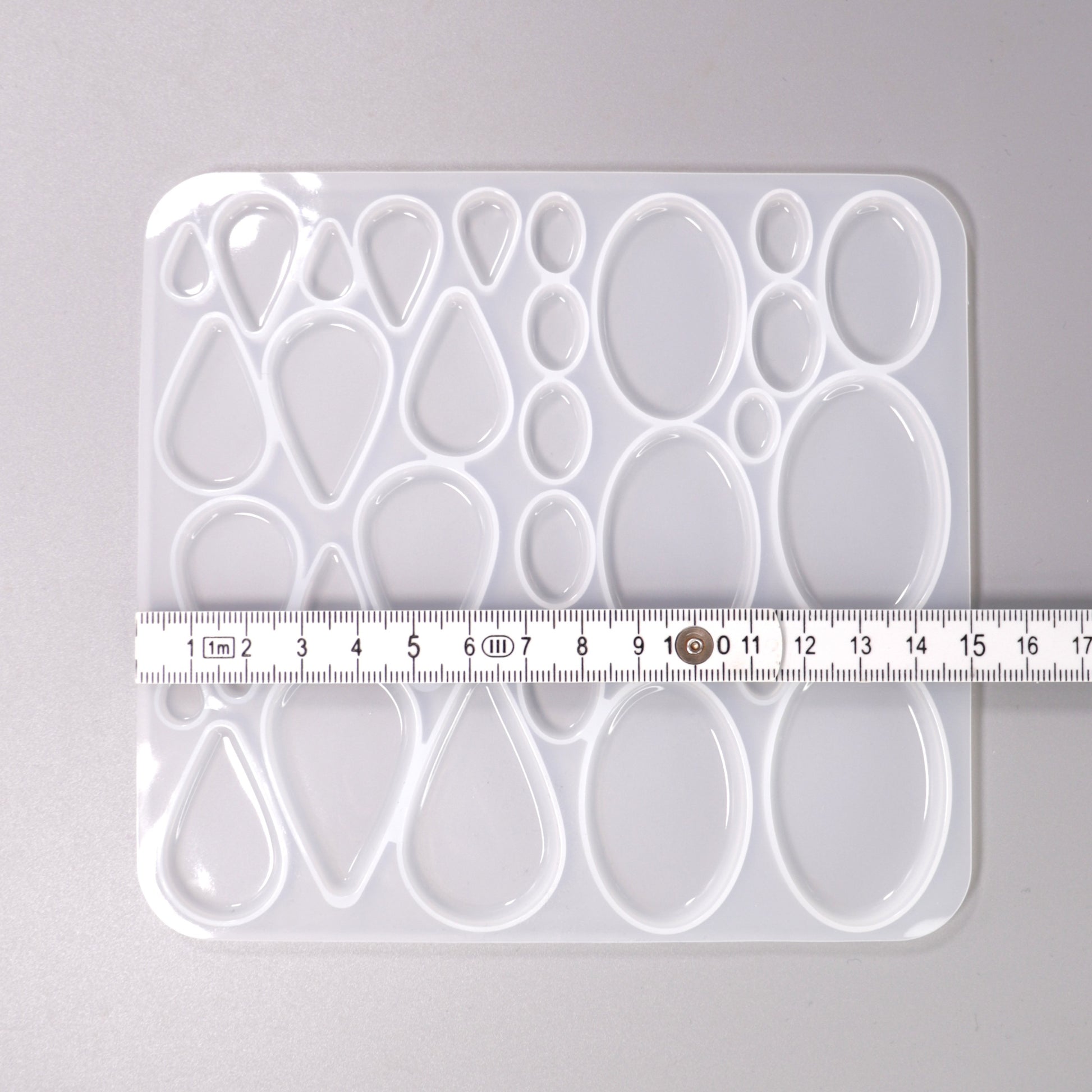 Silikonformen Tropfen flache Formen für Schmuck DIY für Epoxidharze