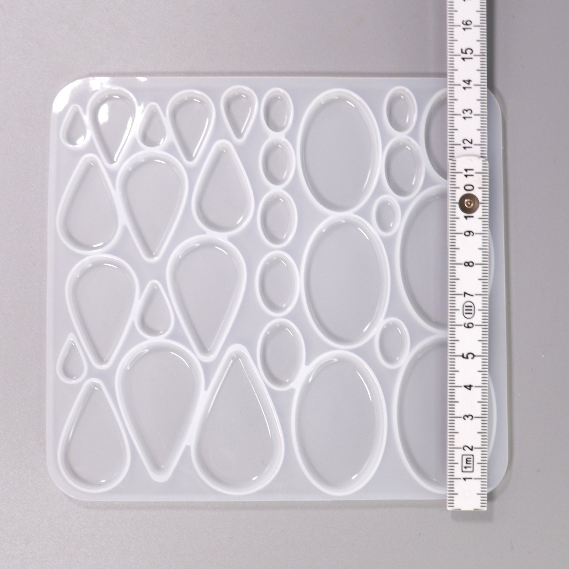 Silikonformen Tropfen flache Formen für Schmuck DIY für Epoxidharze