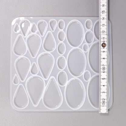 Silikonformen Tropfen flache Formen für Schmuck DIY für Epoxidharze