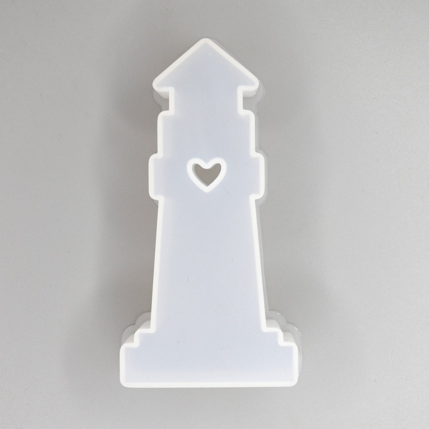 Silikonform Leuchtturm mit Herz Aufsteller Maritime Gießformen für Raysin