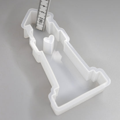Silikonform Leuchtturm mit Herz Aufsteller Maritime Gießformen für Raysin