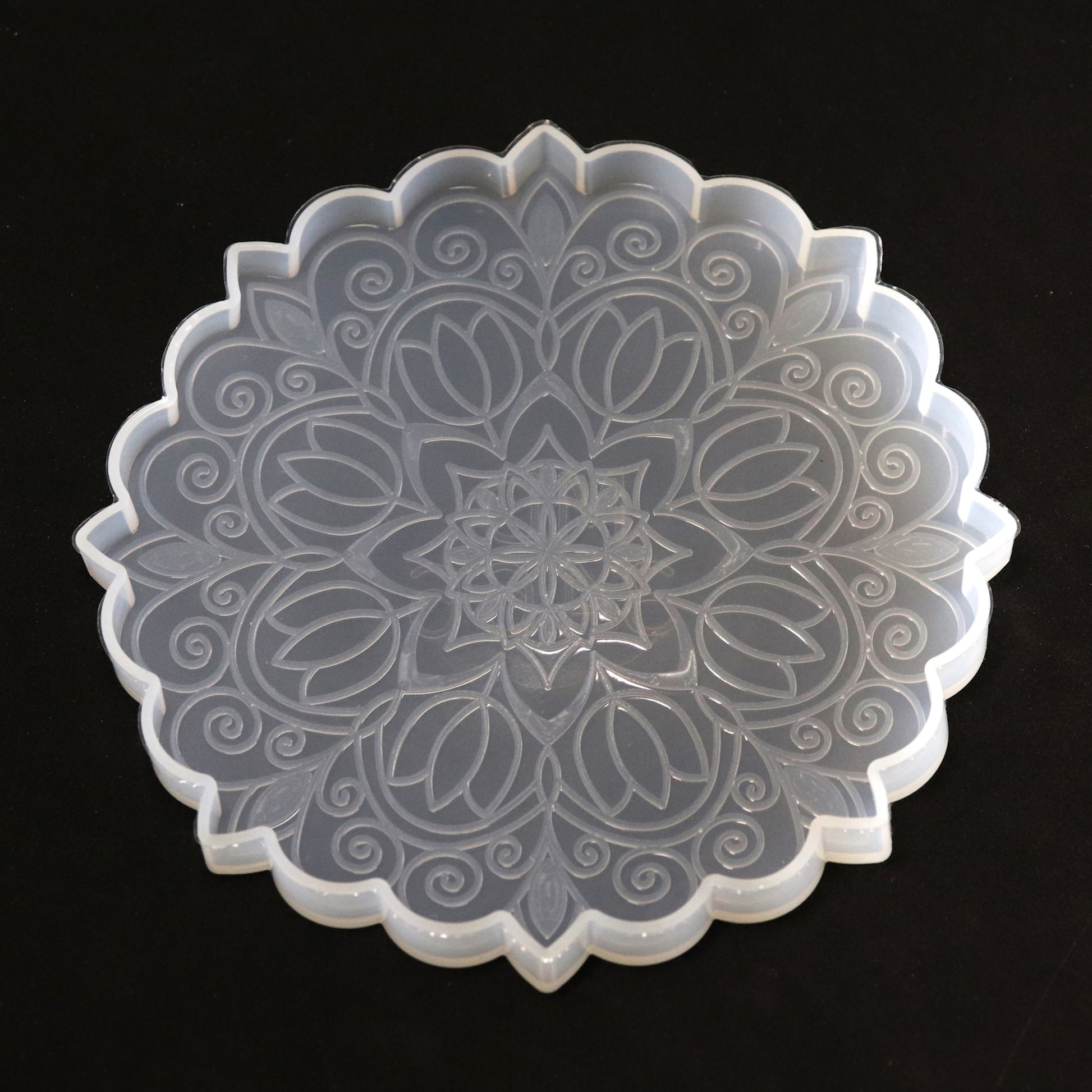 Mandala Gießform Blume Untersetzer