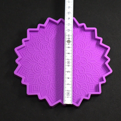 GIeßform Mandala Untersetzer ca. 14 cm