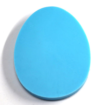Silikonform Osterei Anhänger mit drei Sterne Gießform für Epoxidharz ca. 6,5 cm