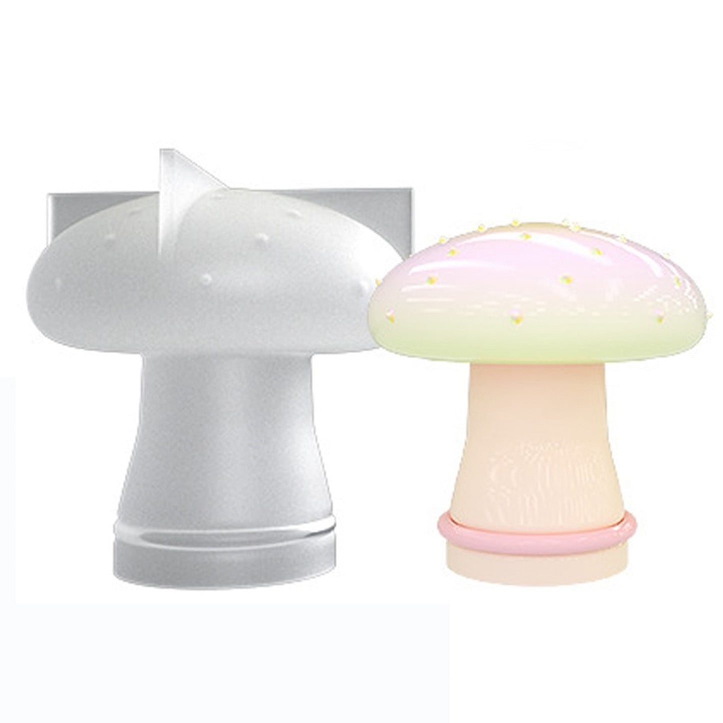 Silikonform 3D Pilz Gießform für Epoxidharz, Raysin ca. 7,5 cm
