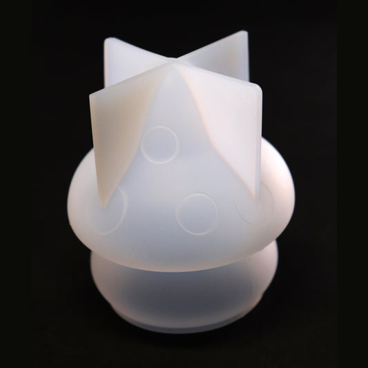 Silikonform 3D Pilz Gießform für Epoxidharz, Raysin ca. 8 cm