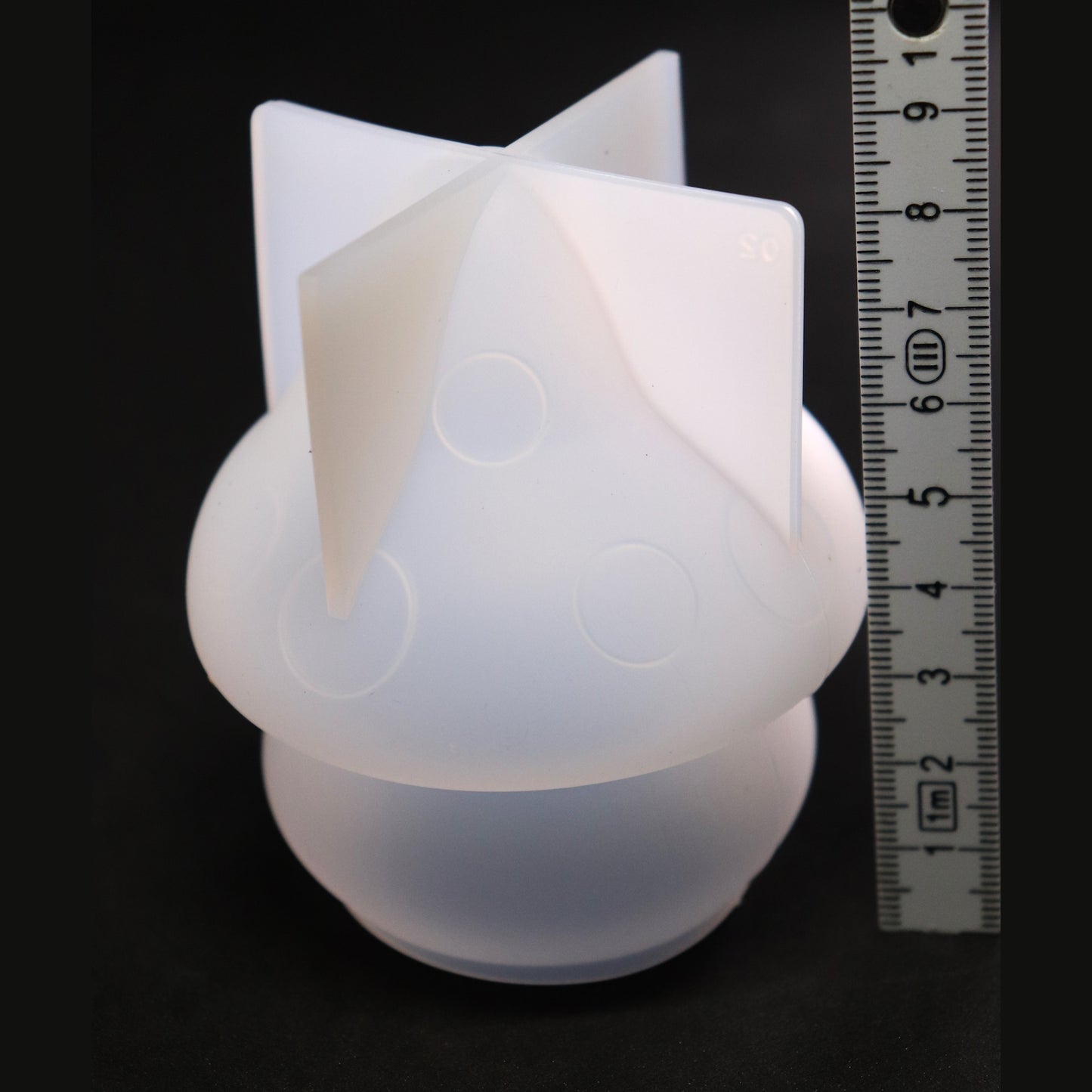 Silikonform 3D Pilz Gießform für Epoxidharz, Raysin ca. 8 cm