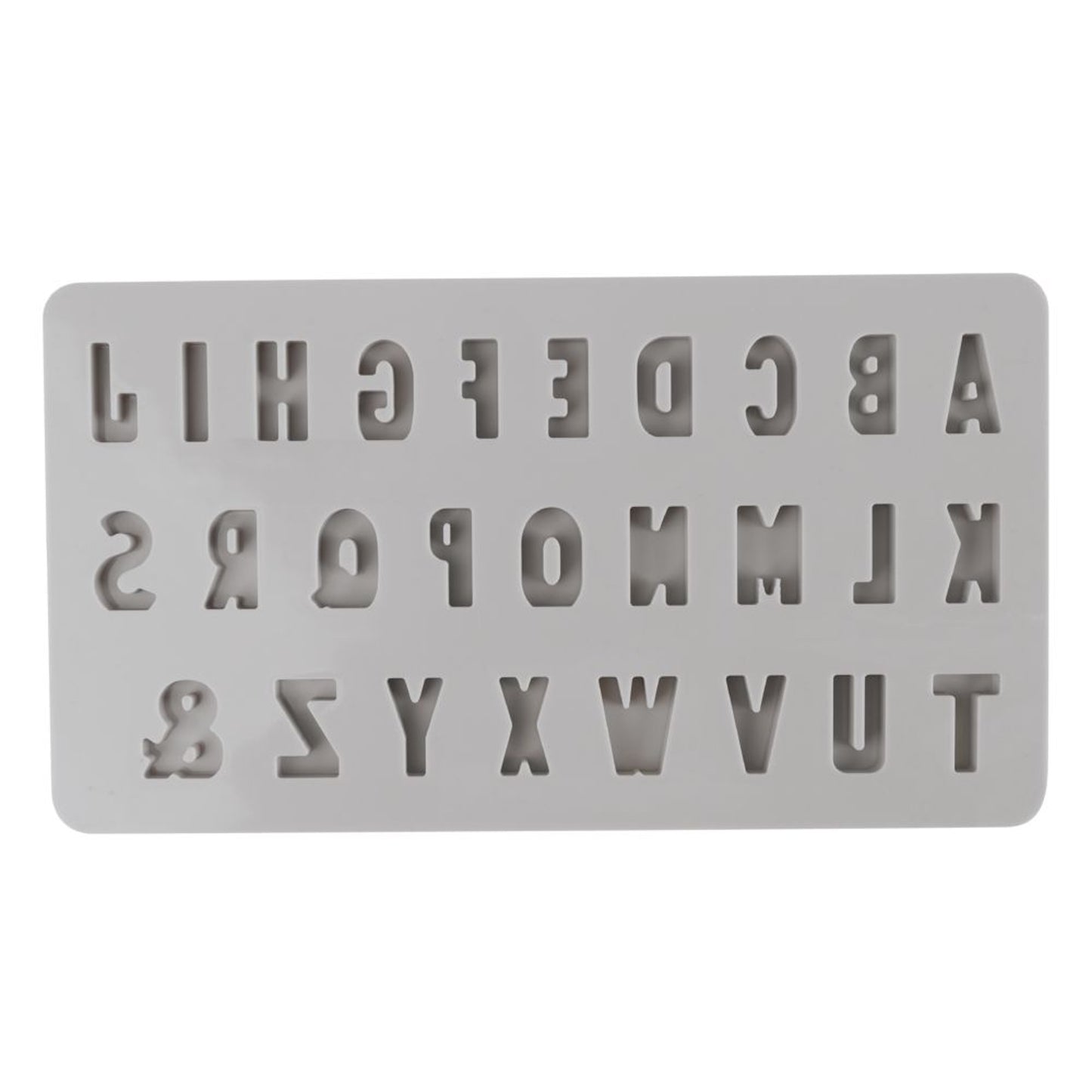 Rayher Silikonform ABC MinI Buchstaben Gießform 36160000