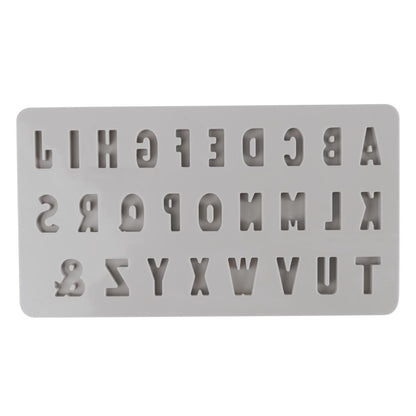 Rayher Silikonform ABC MinI Buchstaben Gießform 36160000
