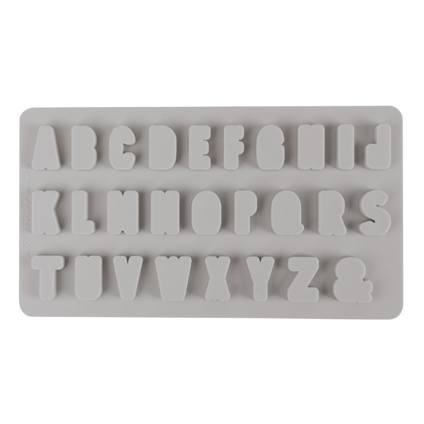 mini Buchstaben Gießformen