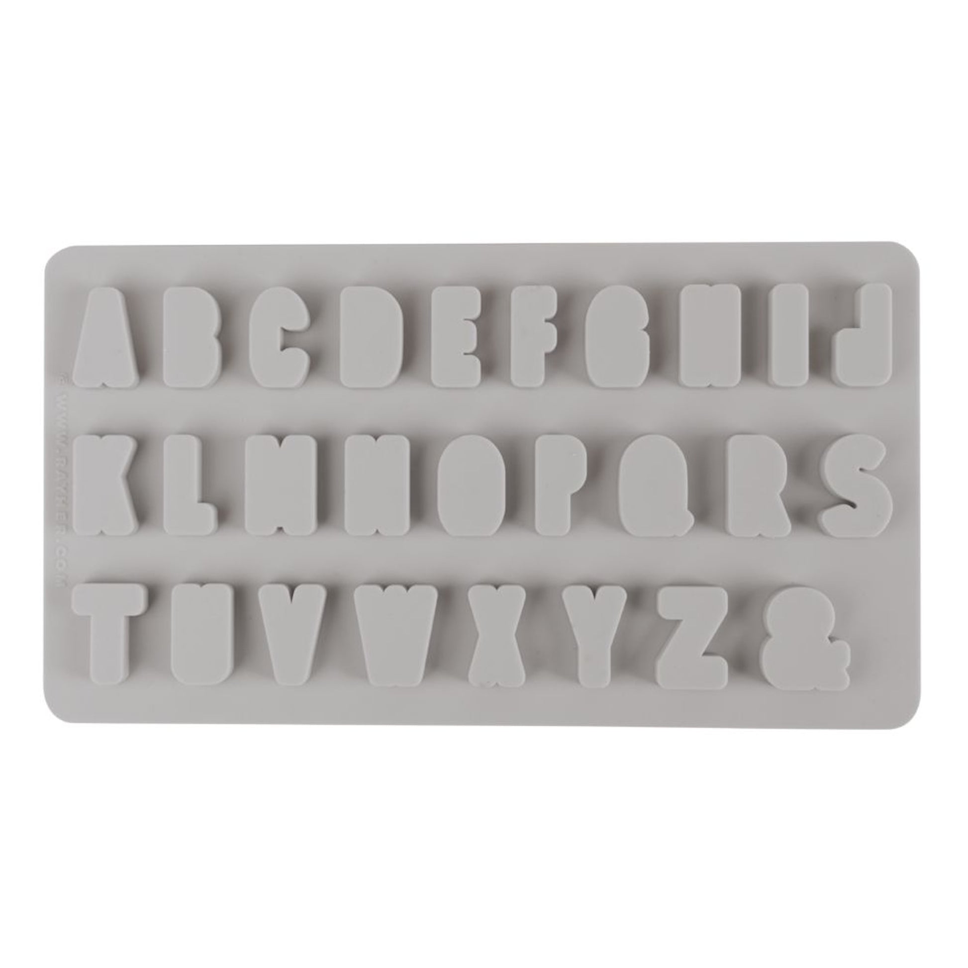 mini Buchstaben Gießformen