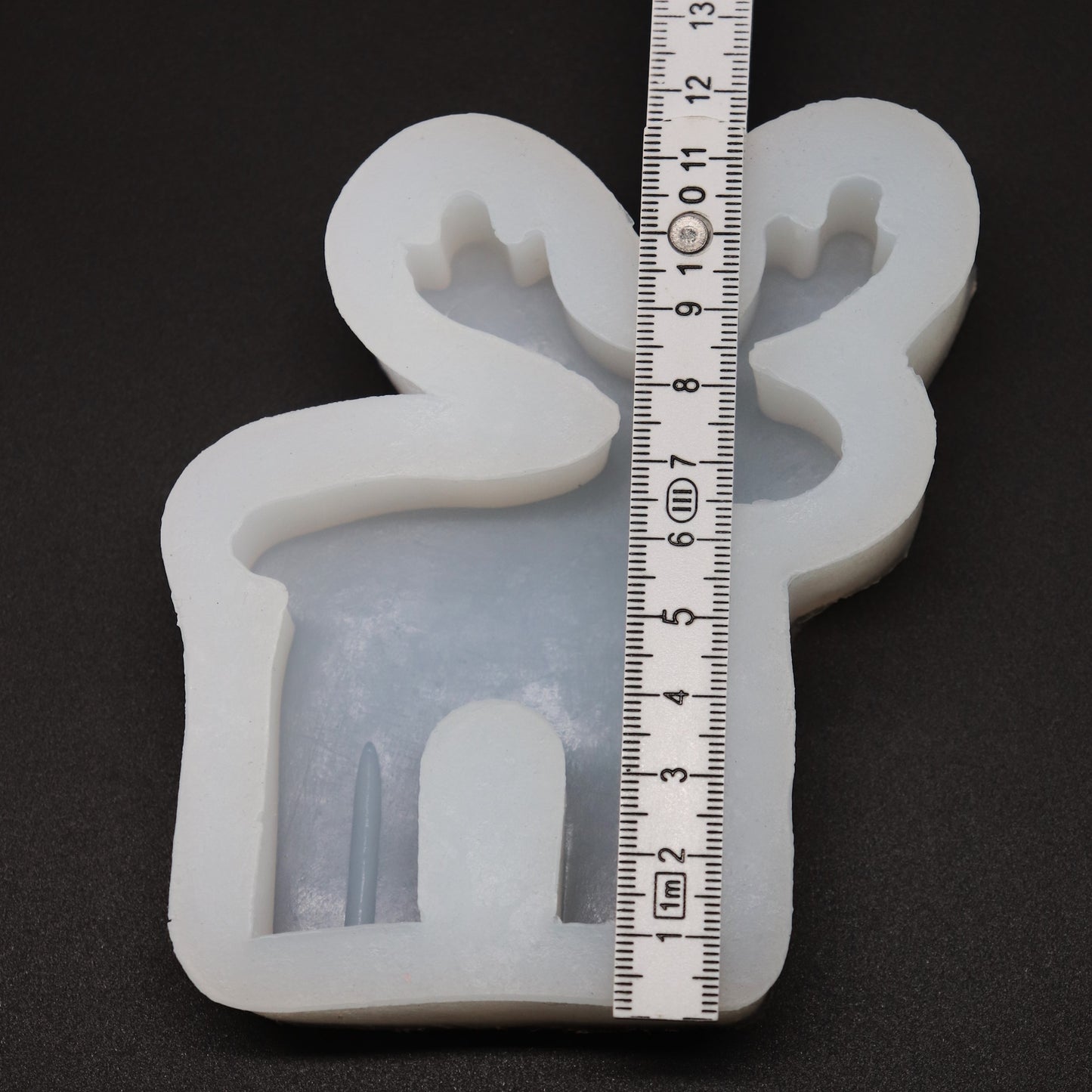 Silikonform Rentier Gießform für Raysin Wachs oder Epoxidharz ca. 10 cm