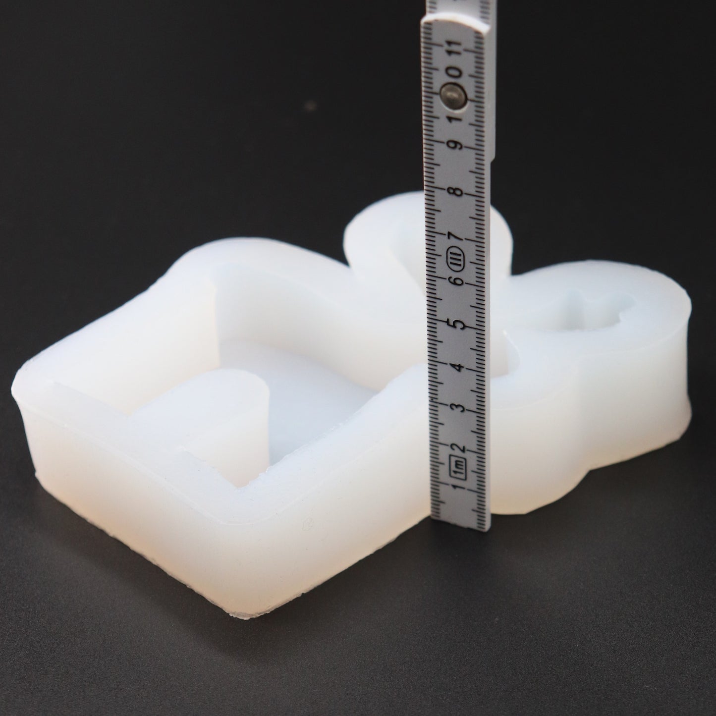 Silikonform Rentier Gießform für Raysin Wachs oder Epoxidharz ca. 10 cm