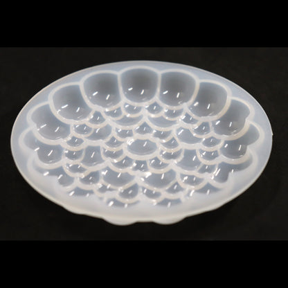 Silikonform Bubbles Rund Untersetzer Gießform für Raysin, Resin oder Epoxidharz ca. 10 cm