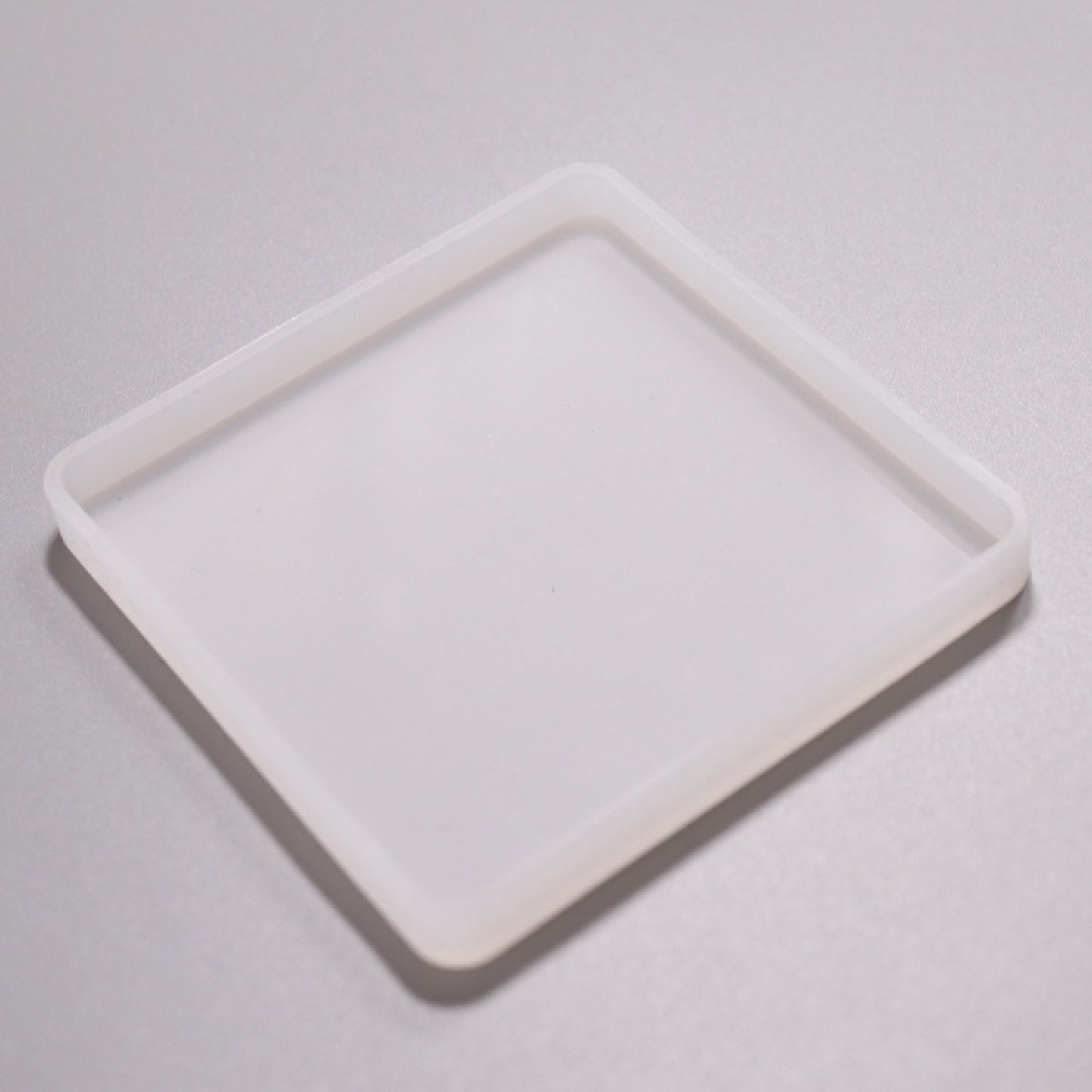 Gießform quadrat flach Untersetzer ca.  8 cm