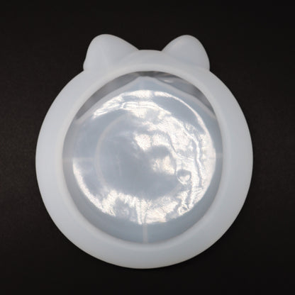 Silikonform Schmuck Schale mit Schleife Gießform für Raysin ca. 10 x 9,5 cm
