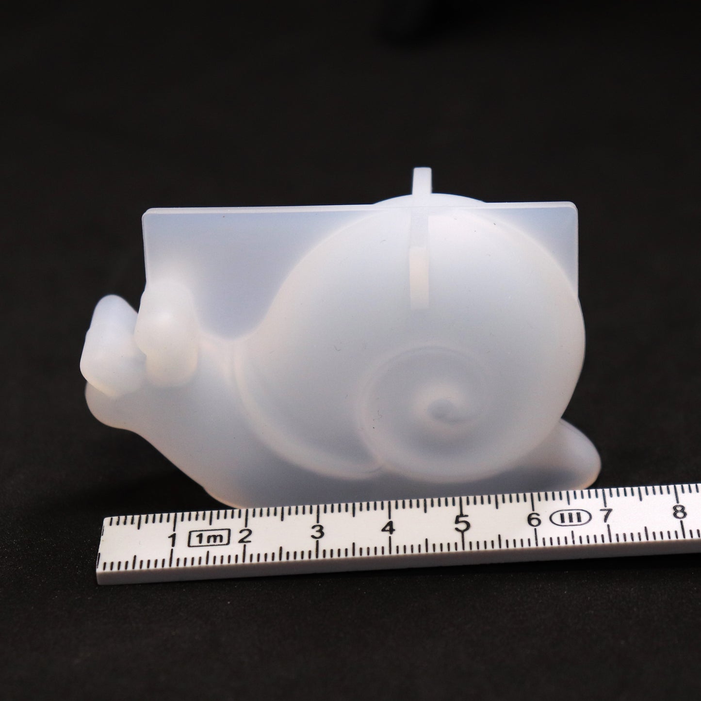 Silikonform 3D Schnecke Gießform, Epoxidharz, Raysin ca. 7,3 cm