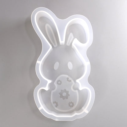 Silikongießform Kaninchen Aufsteller Osterdekoration Gießformen