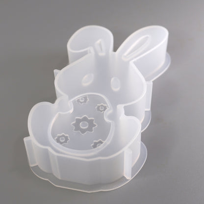 Silikonform Kaninchen Aufsteller Osterdekoration Gießformen für Raysin