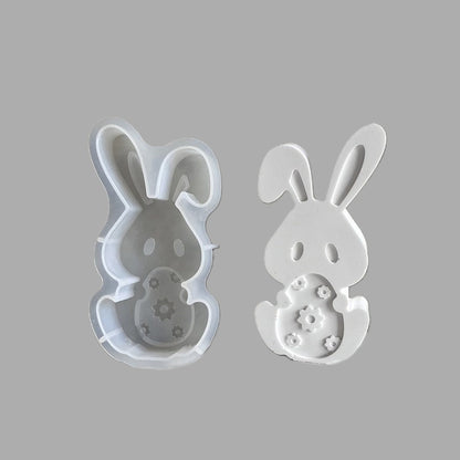 Silikonform Kaninchen Aufsteller Osterdekoration Gießformen für Raysin