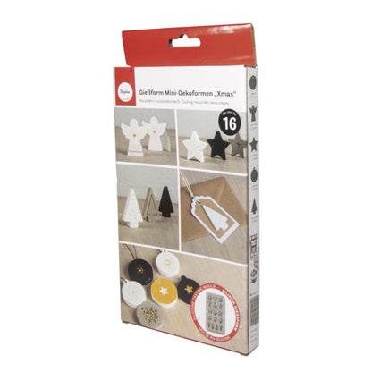 Rayher Silikonformen Xmas Mini Deko Gießformen für Weihnachten
