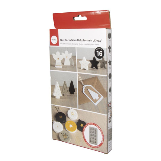 Rayher Silikonformen Xmas Mini Deko Gießformen für Weihnachten