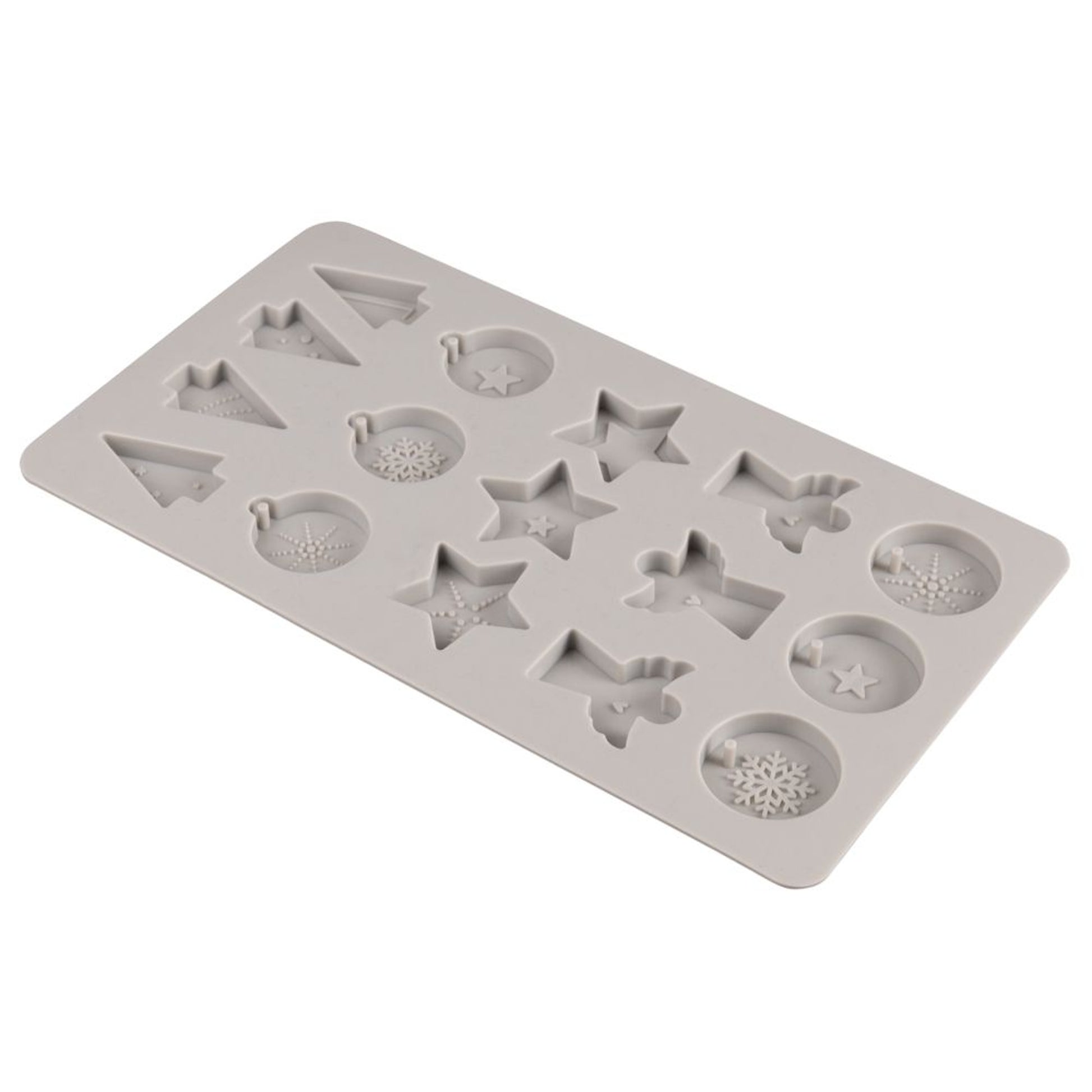 Rayher Silikonformen Xmas Mini Deko Gießformen. Engel, Tannenbäume und Weihnachtskugeln Anhänger. Gießformen für Raysin.