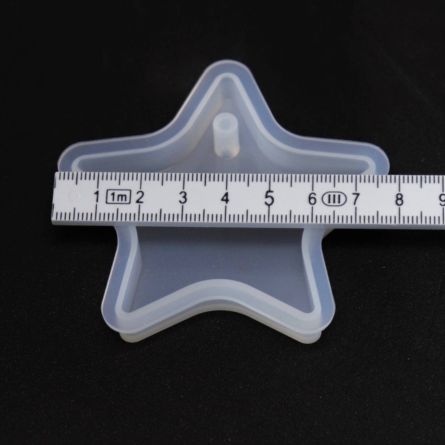 Silikonform Stern Anhänger Weihnachten Gießform für Resin, Raysin ca. 7 cm