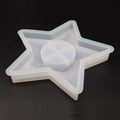 Silikonform Kerzenhalter Stern Weihnachten