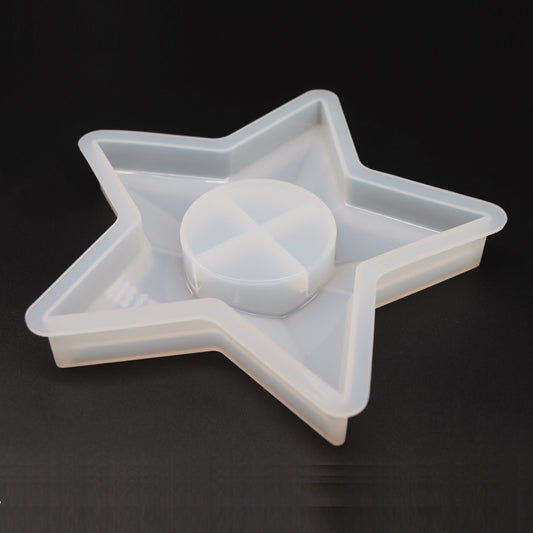 Silikonform Kerzenhalter Stern Weihnachten