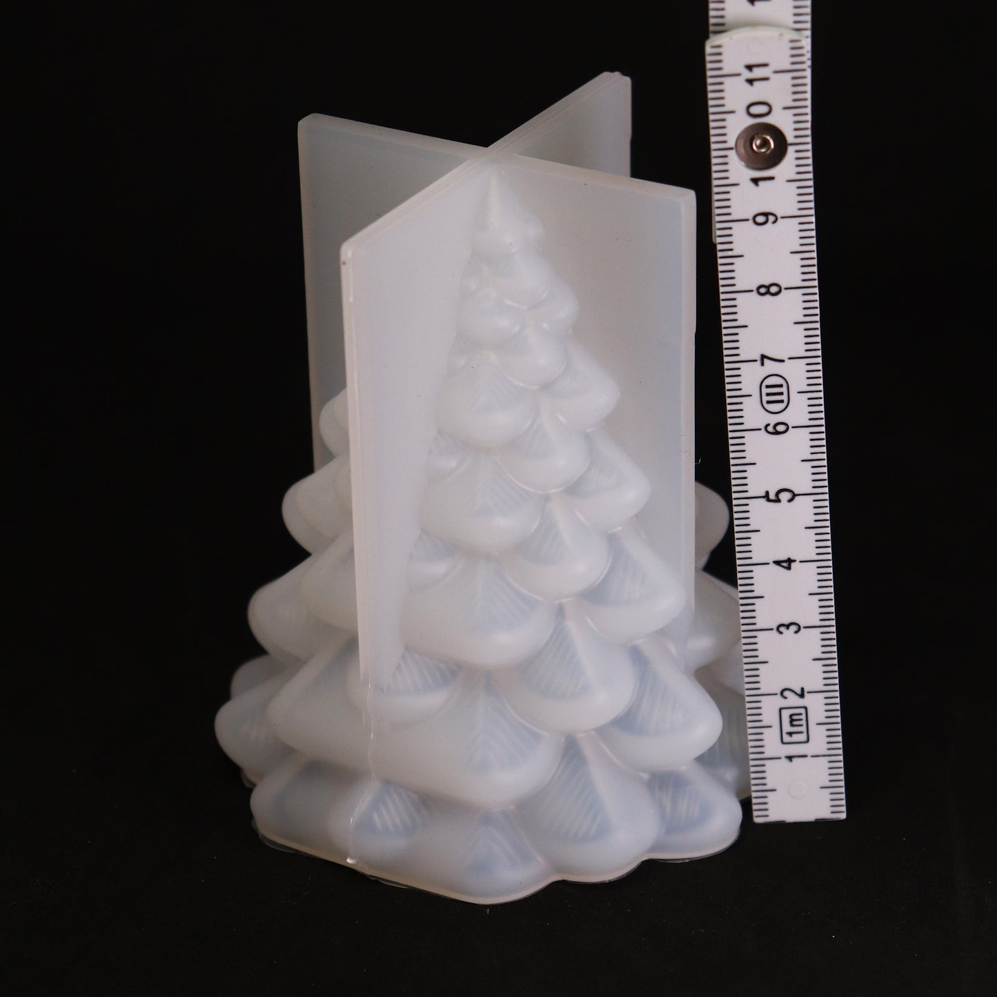 Silikonform 3D Tannenbaum Gießform Weihnachten Dekoration ca. 8,5 x 8 cm